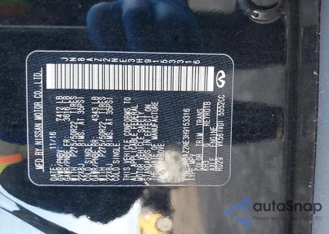 2017 Infiniti Qx80 z USA, uszkodzony, nr VIN JN8AZ2NE3H9153316